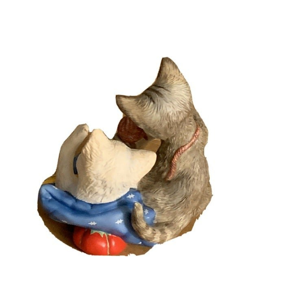 GAIL FERRETTI RASCALS PORCELAIN 1988 FRANKLIN MINT HAND PAINTED FIGURINE - Picture 4 of 7